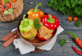 Meat-and-Rice Stuffed Peppers