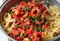 Spaghetti with Seafood Sauce