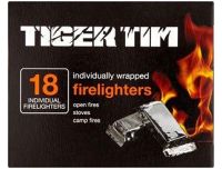 Grocery Delivery London - Tiger Tim Fire Lighters x18 same day delivery