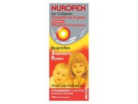 Grocery Delivery London - Nurofen For Children Strawberry Flavour 100ml same day delivery