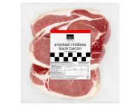 Grocery Delivery London - Smoked Rindless Back Bacon 375g same day delivery