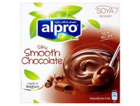Grocery Delivery London - Alpro Silky Smooth Chocolate - Soya Dessert Pots 2x125g same day delivery