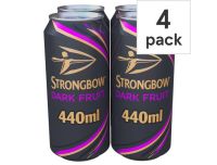 Grocery Delivery London - Strongbow Dark Fruits 4x440ml same day delivery