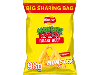 Grocery Delivery London - Walkers Monster Munch Roast Beef 98g same day delivery
