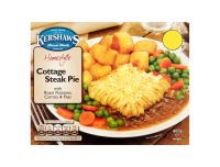 Grocery Delivery London - Kershaws Cottage Steak Pie 400g same day delivery