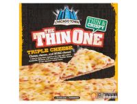 Grocery Delivery London - Chicago Town The Thin One - Triple Cheese 355g same day delivery