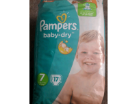 Grocery Delivery London - Pampers Baby-Dry Number 7 17pk same day delivery