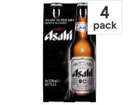 Grocery Delivery London - Asahi 4x330ml same day delivery