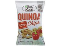 Grocery Delivery London - Eat Real Quinoa Chips - Gluten Free and Vegans - Paprika 80g same day delivery