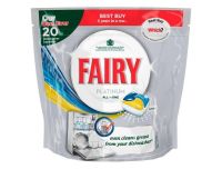 Grocery Delivery London - Fairy Platinum Lemon Dishwasher Tablets 20 Pack same day delivery