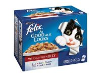 Grocery Delivery London - Felix As Good As It Looks Meat Selection Jelly 12X100g same day delivery