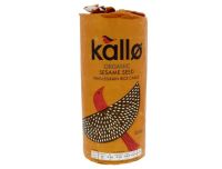 Grocery Delivery London - Kallo Organic Sesame Seed - Wholegrain Rice Cakes 130g same day delivery