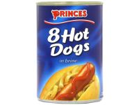 Grocery Delivery London - Princes 8 Hot Dogs 400g same day delivery