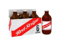 Grocery Delivery London - Red Stripe 6x330ml same day delivery