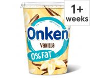 Grocery Delivery London - Onken Fat Free Vanilla Flavour Yoghurt 450g same day delivery
