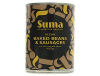 Suma Baked Beans & Vegan Sausage 400g
