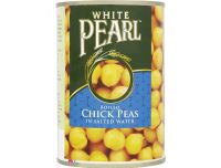 Grocery Delivery London - White Pearl Boiled Chickpeas 400g same day delivery