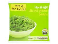 Grocery Delivery London - Heritage Frozen Green Beans 680g same day delivery