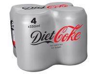 Coca Cola Diet Multipack 4's
