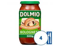 Grocery Delivery London - Dolmio Bolognese Chunky Mushroom Pasta Sauce 500g same day delivery