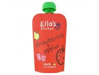 Grocery Delivery London - Ella's Kitchen Strawberries Plus Apples 120g same day delivery