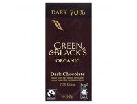 Grocery Delivery London - Green & Black's Organic Dark 70% 100g same day delivery