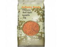 Infinity Organic Red Split Lentils 500g