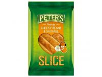 Peters Cheesy Bean & Sausage Slice 