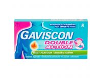 Gaviscon Double Action 8 Mint Flavour Chewable Tablets