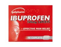 Galpharm Ibuprofen 200mg Caplets 16 Caplets