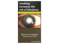 Grocery Delivery London - Benson & Hedges Sky Blue Superkings 20 Pack same day delivery