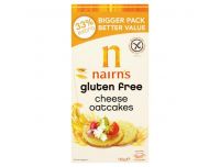 Grocery Delivery London - Nairns Gluten Free Cheese Oatcakes 180g same day delivery