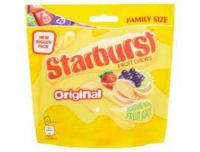 Starburst Fruit Chews Minis Original Sweets Pouch 196g