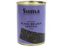 Suma Organic Black Beluga Lentils 400g