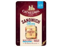 Grocery Delivery London - Cathedral City Sliced Mature Cheddar 150g same day delivery