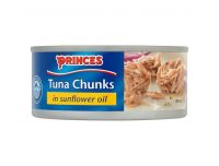 Grocery Delivery London - Princes Tuna Chunks In Sunflower Oil 160g same day delivery